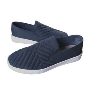 White Mountain Shoes Size 10 Slip On Shoe Womens Fabric Comfort Shoes